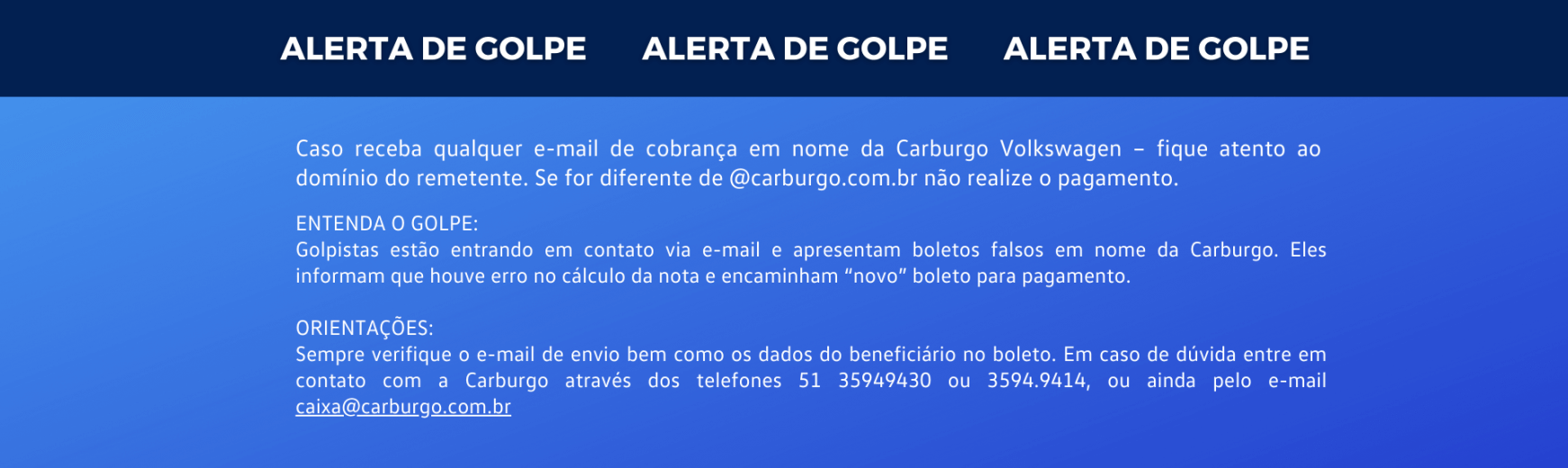 Alerta de golpe